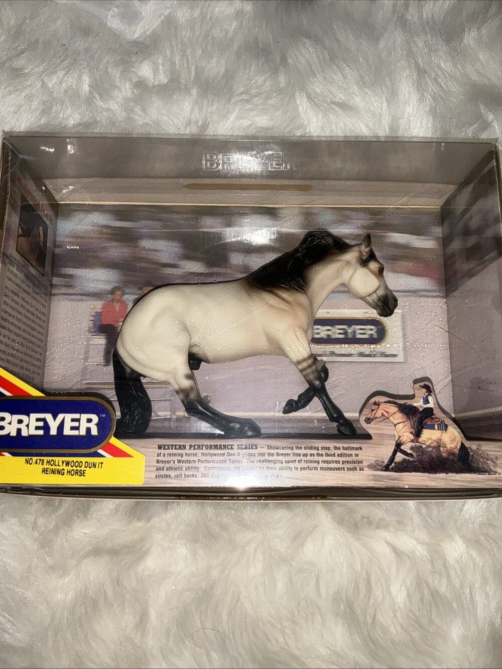 Breyer Number 478 Hollywood Dun It Reining House New In Box Made In USA Vintage
